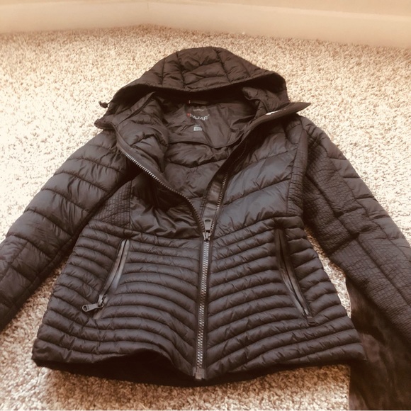 Pajar Jackets & Coats Pajar Black Hooded Puff Jacket Canada Quilted